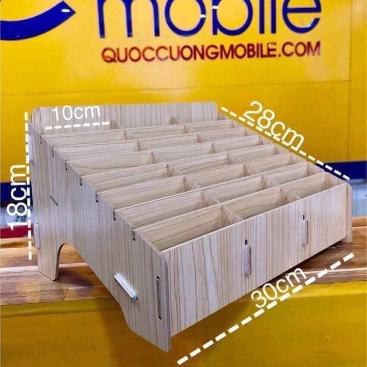 Kệ gỗ đa năng 24 ngăn dễ dàng lắp ráp