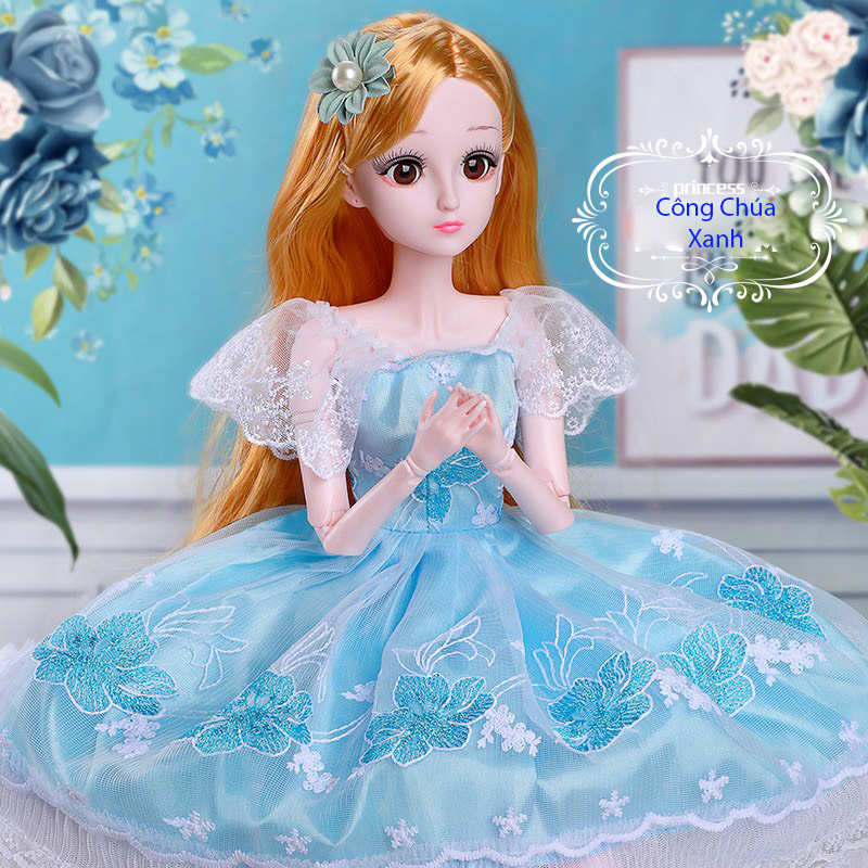 Búp bê công chúa cao cấp nhắm mở mắt cao 60 cm