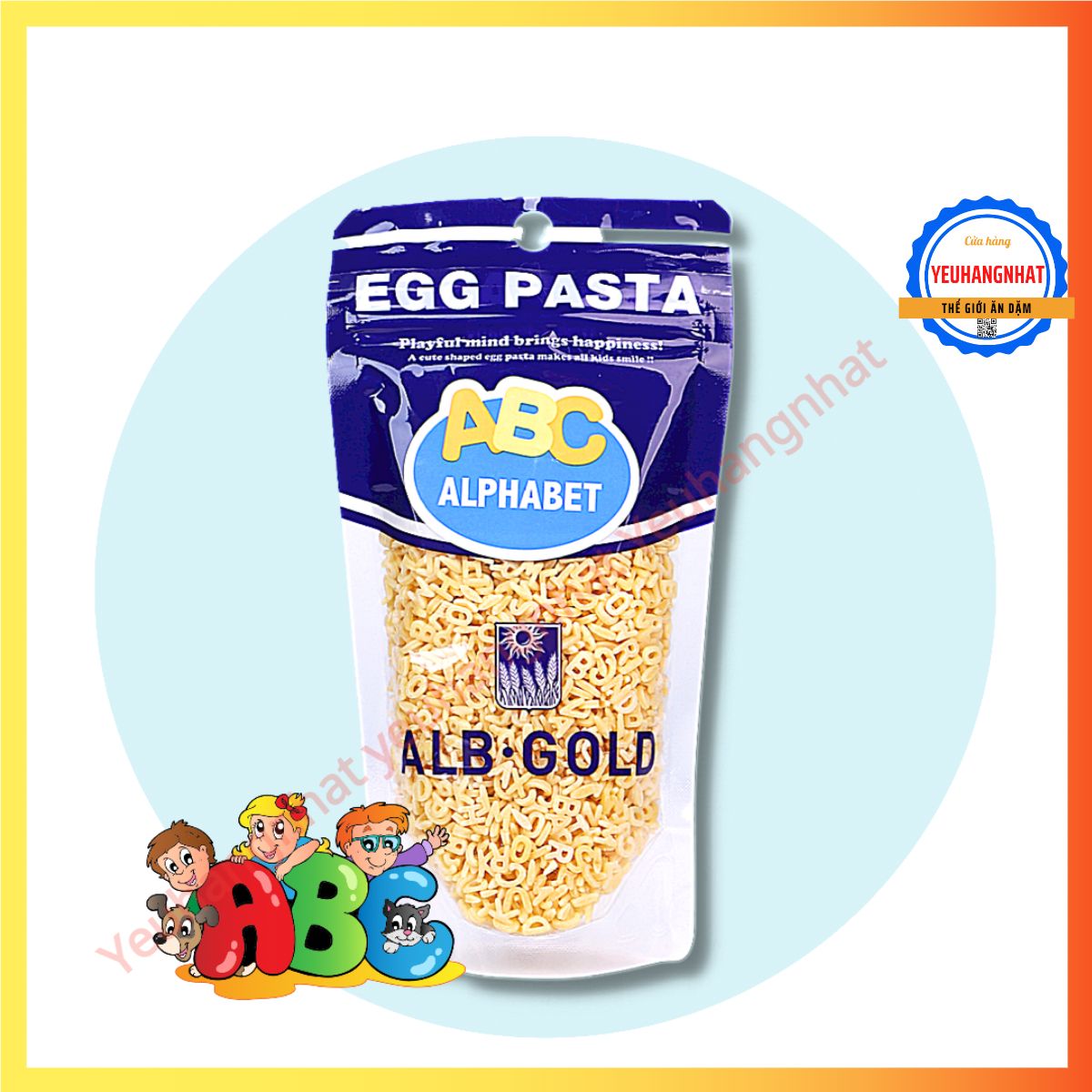 Nui trứng Egg pasta đủ hình