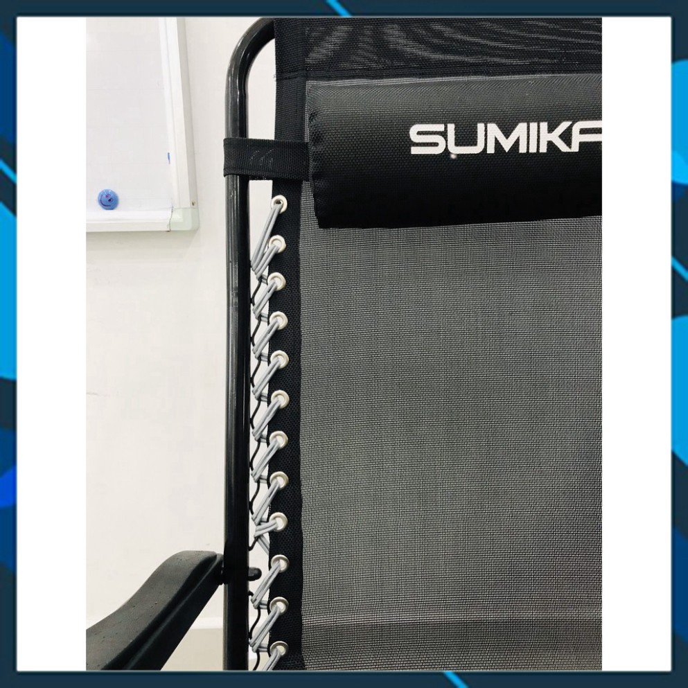 [HCM]Ghế xếp thư giãn SUMIKA 179A (Khóa kim loại vải lưới Textilene thoáng khí tải trọng 200kg)