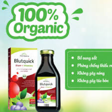 Siro bổ sung sắt và vitamin hữu cơ Blutquick 500ml