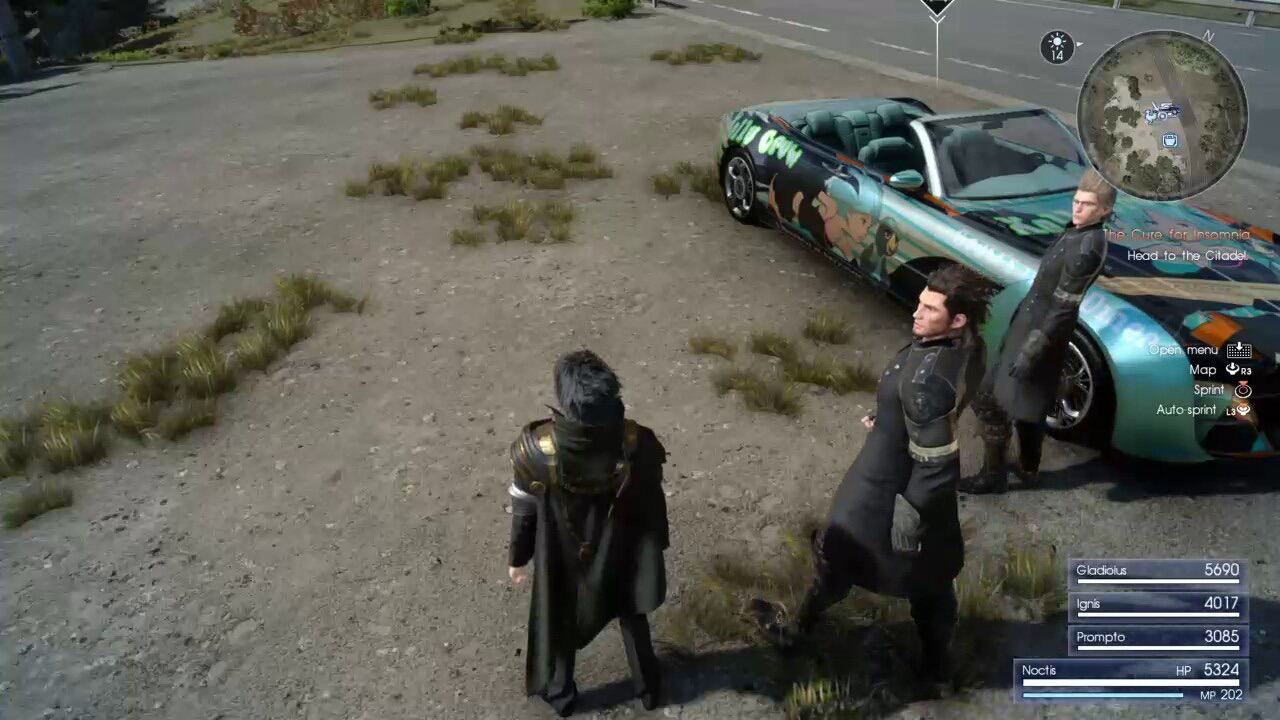 Đĩa chơi game PS4: Final Fantasy XV