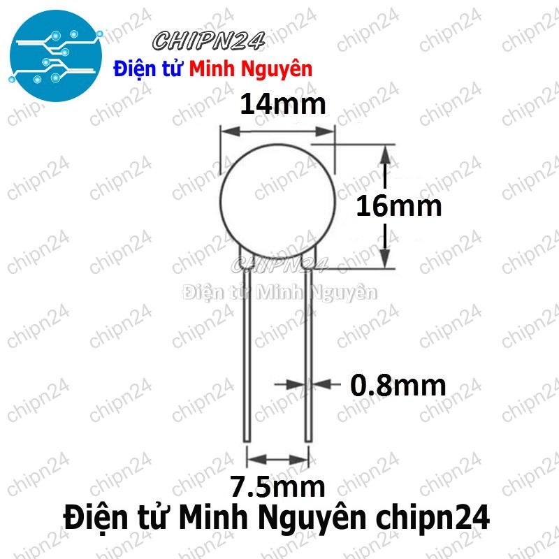 [3 con] (F244-245) Tụ Chống Sét 20D (100V/120V/150V/180V/200V/220V/240V/270V/330V/390V/430V/470V/510V/560V/680V) - [Chọn Loại] - HHH.00483