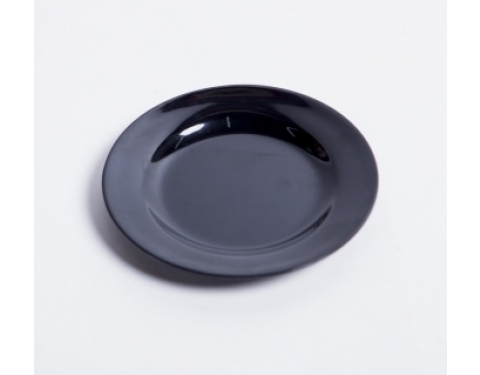 Dĩa Nhựa Melamine Cạn Màu Đen