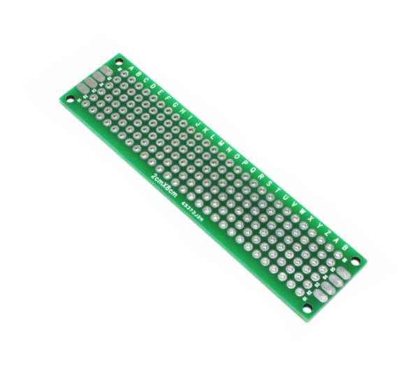 Phíp Đồng Đục Lỗ 2x8CM (2 Mặt)