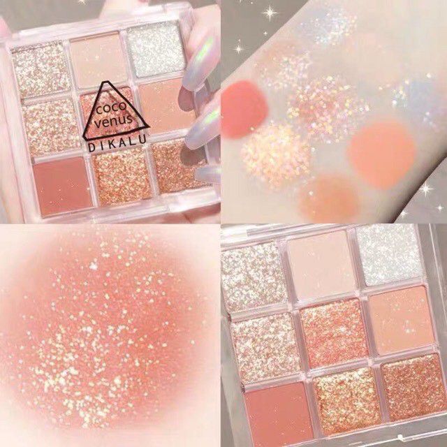 Bảng phấn mắt Dikalu coco venus 9 ô màu