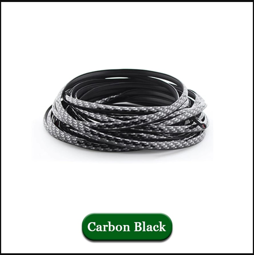 Nẹp u nhựa, ron viền cánh cửa chữ u chống va đập dành cho xe hơi, oto - bán theo mét