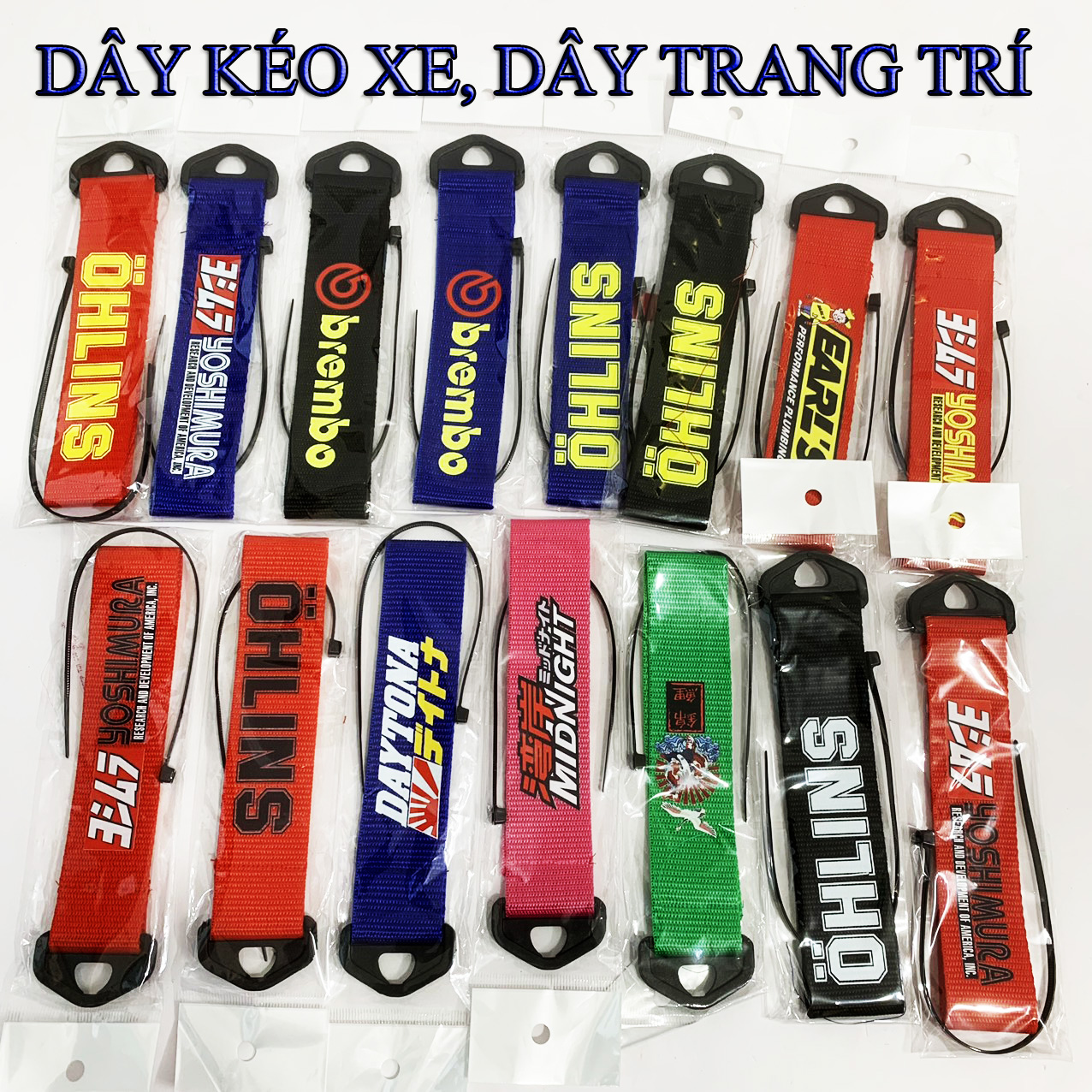 Dây Móc Kéo Trang Trí Ô Tô Xe Máy