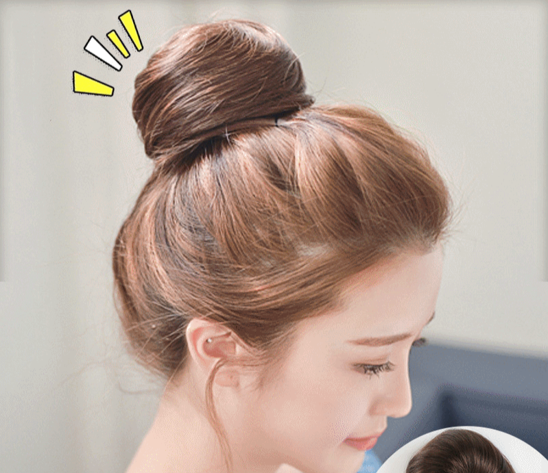 [HCM]Tóc giả búi củ tỏi dễ thương