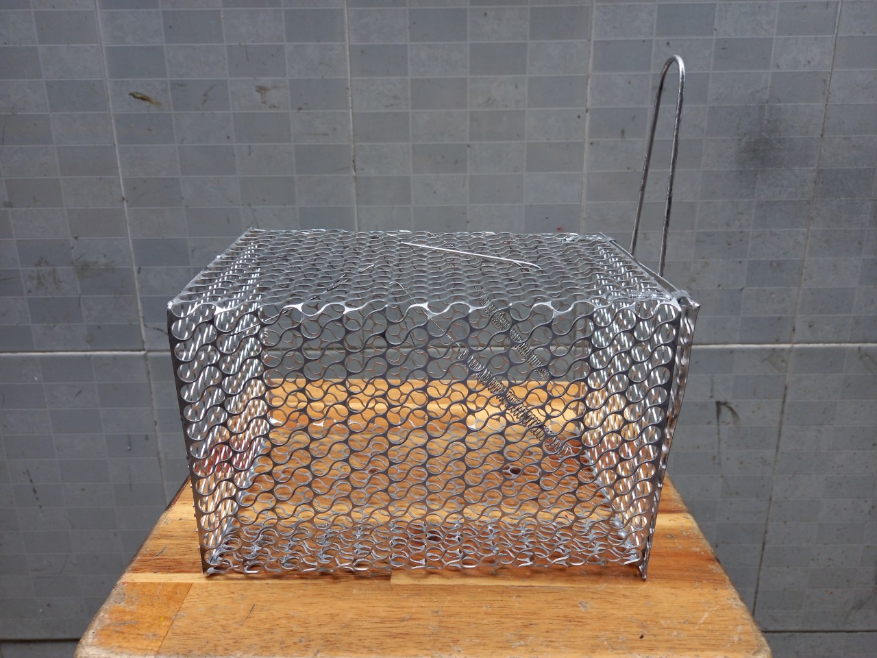 Bẫy chuột lồng sắt dài 21X 14 14 CM