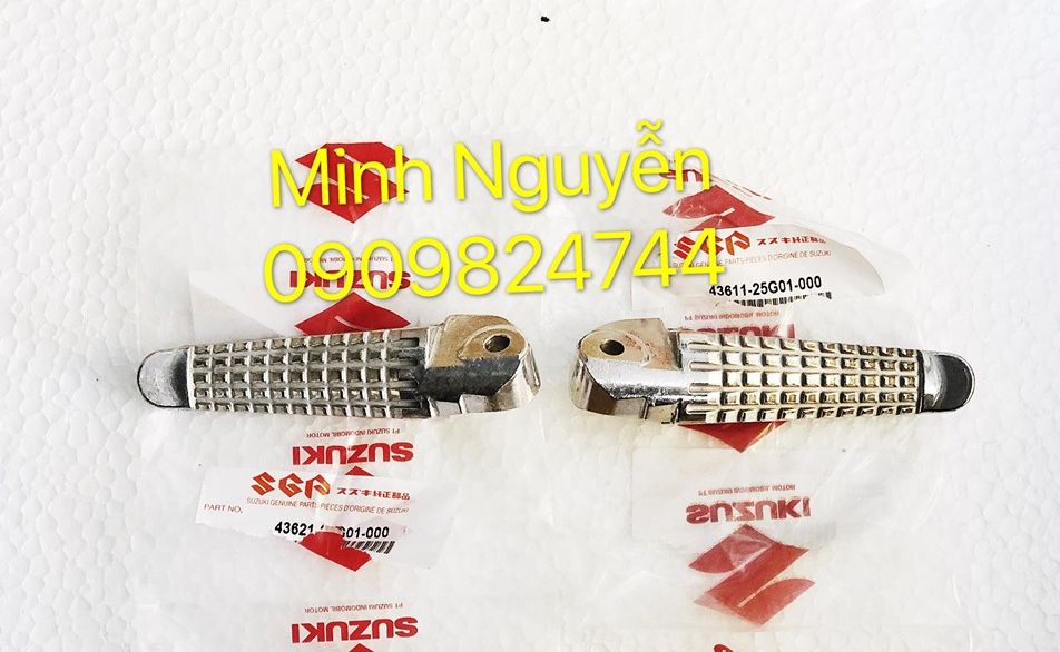 Cục nhôm gác chân sau xe Satria/ Raiderfi chính hãng suzuki