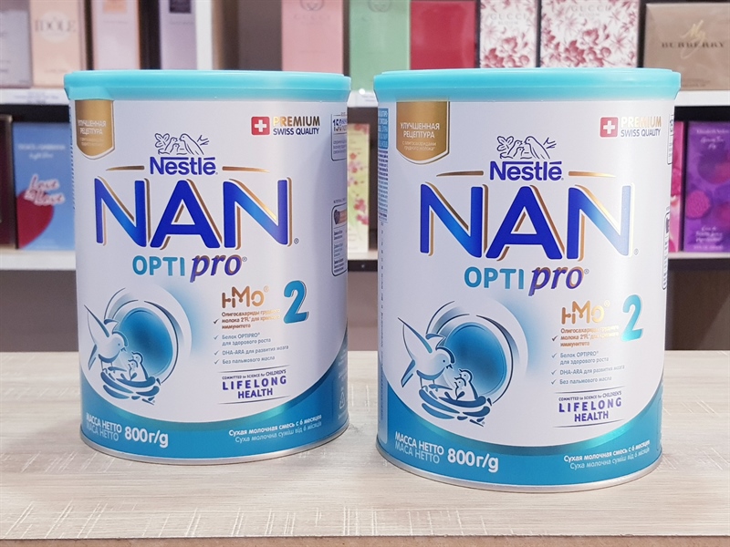 Sữa bột Nan 2 cho 6-12 tháng 800g - Nga