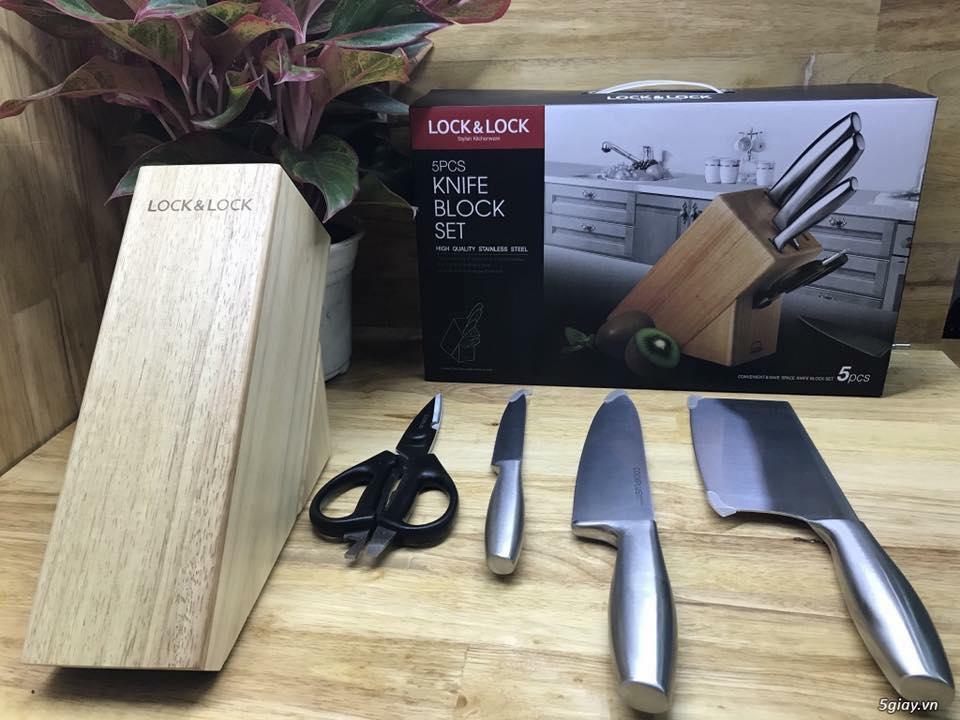 Bộ dao 5 món Lock&Lock Cookplus Rainbow LOR571A