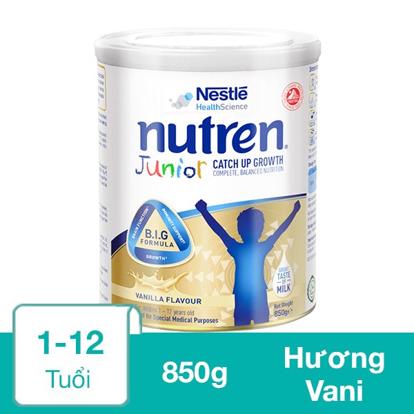 Sữa bột Nestle Nutren Junior 800g /400g Mới
