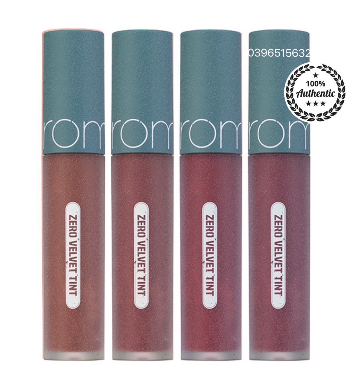 (22,23,24,25) Son Kem Lì Romand Zero Velvet Tint Vintage Filter