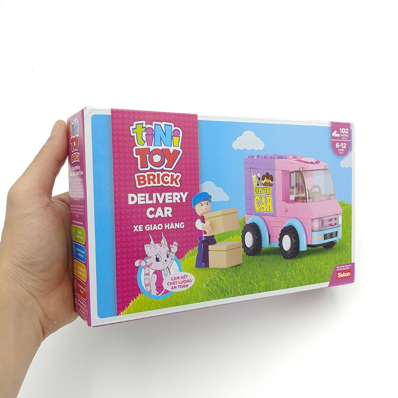Đồ Chơi Lắp Ráp Tinitoy Xe Vận Chuyển TERA (102 Mảnh Ghép)
