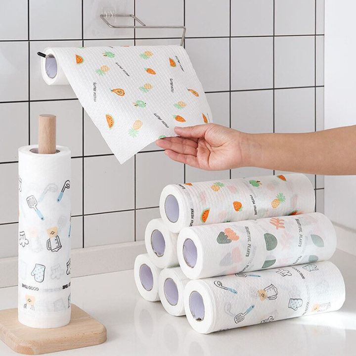 Cuộn khăn lau bếp đa năng tái sử dụng nhiều lần