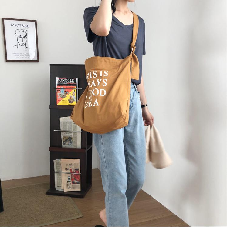 Túi tote vải GOOD IDEA siêu hot TX223