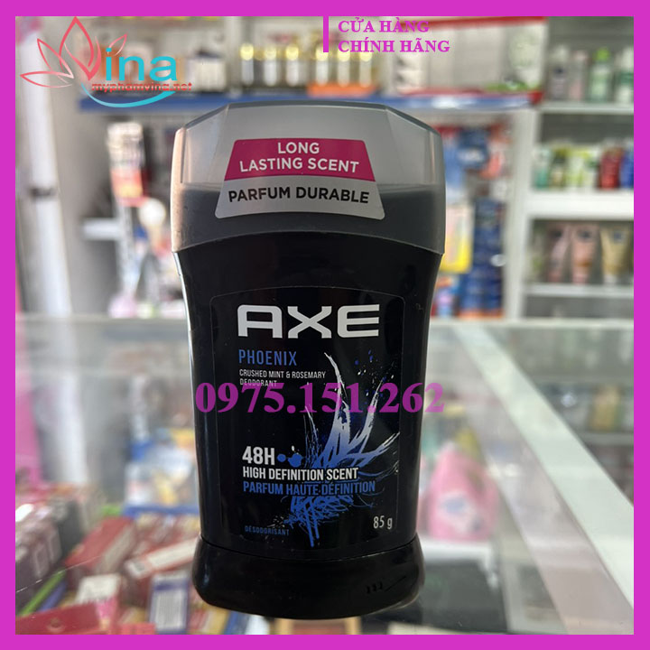 Sáp khử mùi nam axe dark temptation, phoenix, essence , apollo 48h 85gr - mỹ