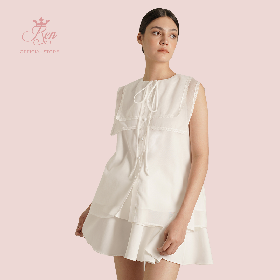 REN BY TEE - Áo Cổ Lính Thuỷ Hai Tầng