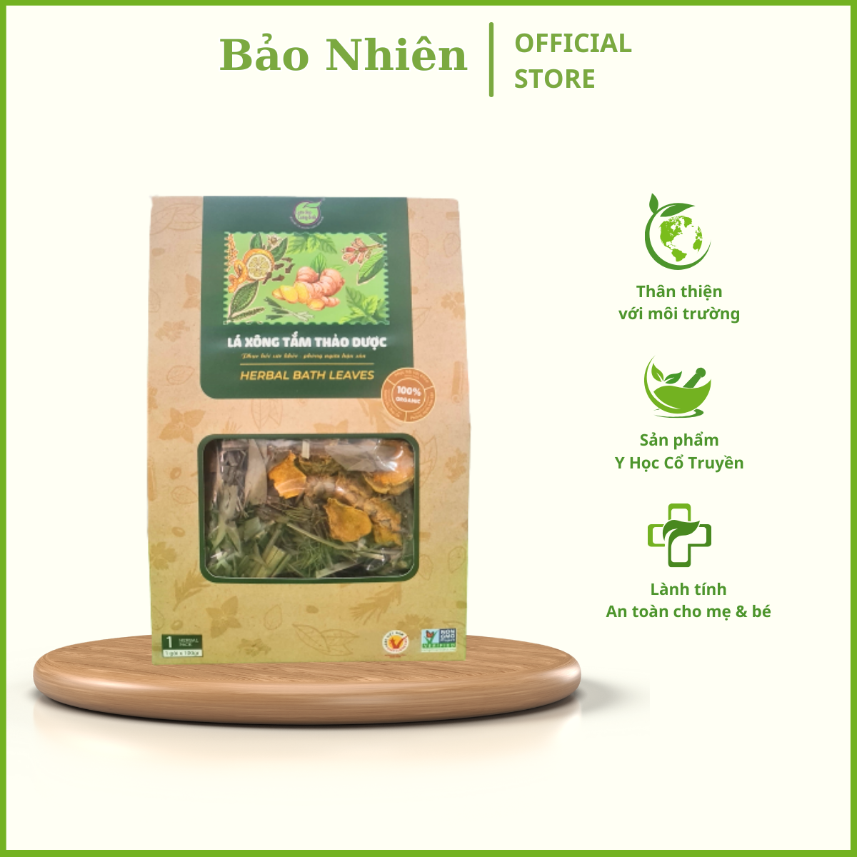 Lá Xông Tắm Thảo Dược Cung đình
