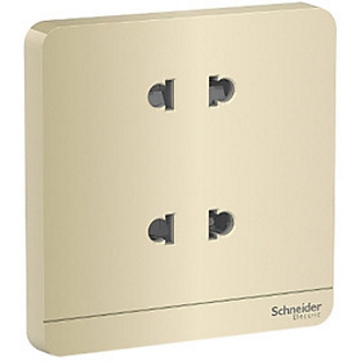 Bộ ổ cắm đôi 2, 3 chấu, đa năng AvatarOn Schneider