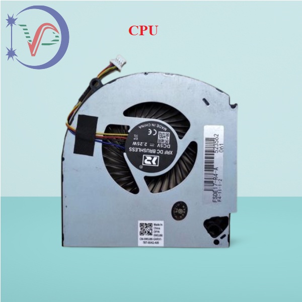 Fan quạt tản nhiệt cpu laptop dell alienware 17 r4 17 r5 p31e