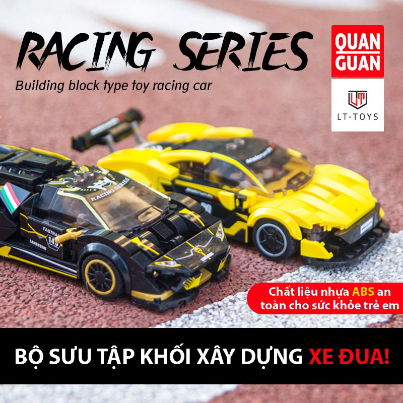 Bộ đồ chơi Lắp ráp Mô hình LEGO Xe Đua Siêu Xe