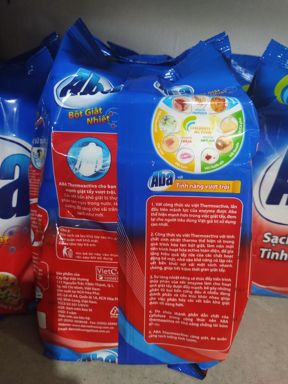 [HCM]Combo 2 gói bột giặt Aba 800g (tổng 2 gói 1,6kg )