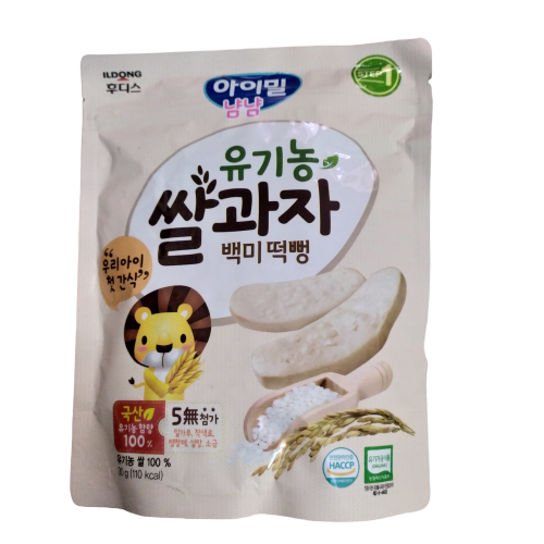 Bánh gạo hữu cơ ăn dặm Ildong Hàn Quốc