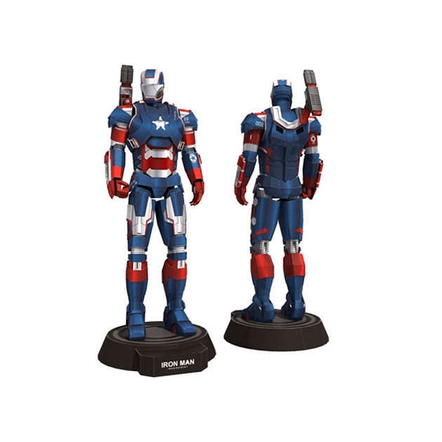 Mô hình giấy 3d iron man patriot tỉ lệ 1/6
