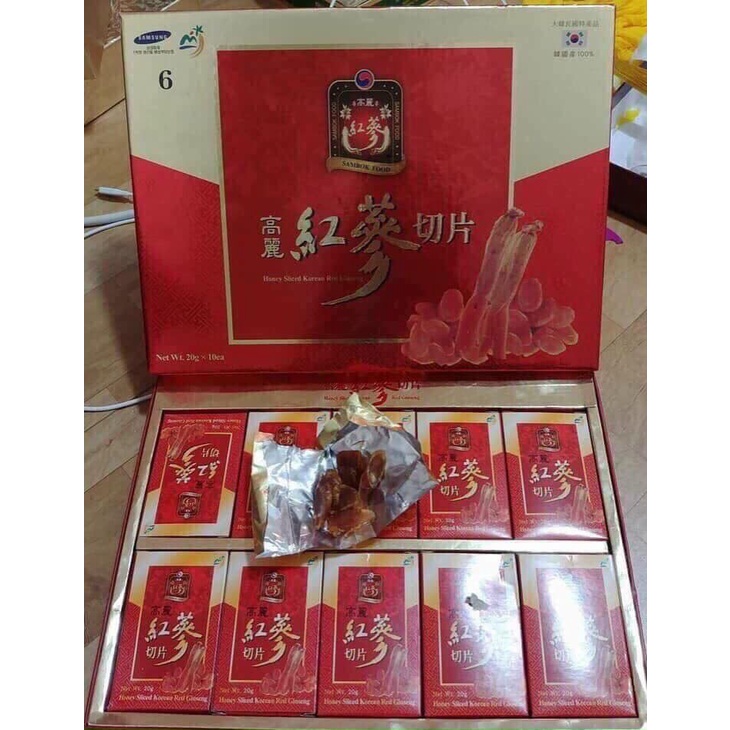 SÂM LÁT TẨM MẬT ONG 200G
