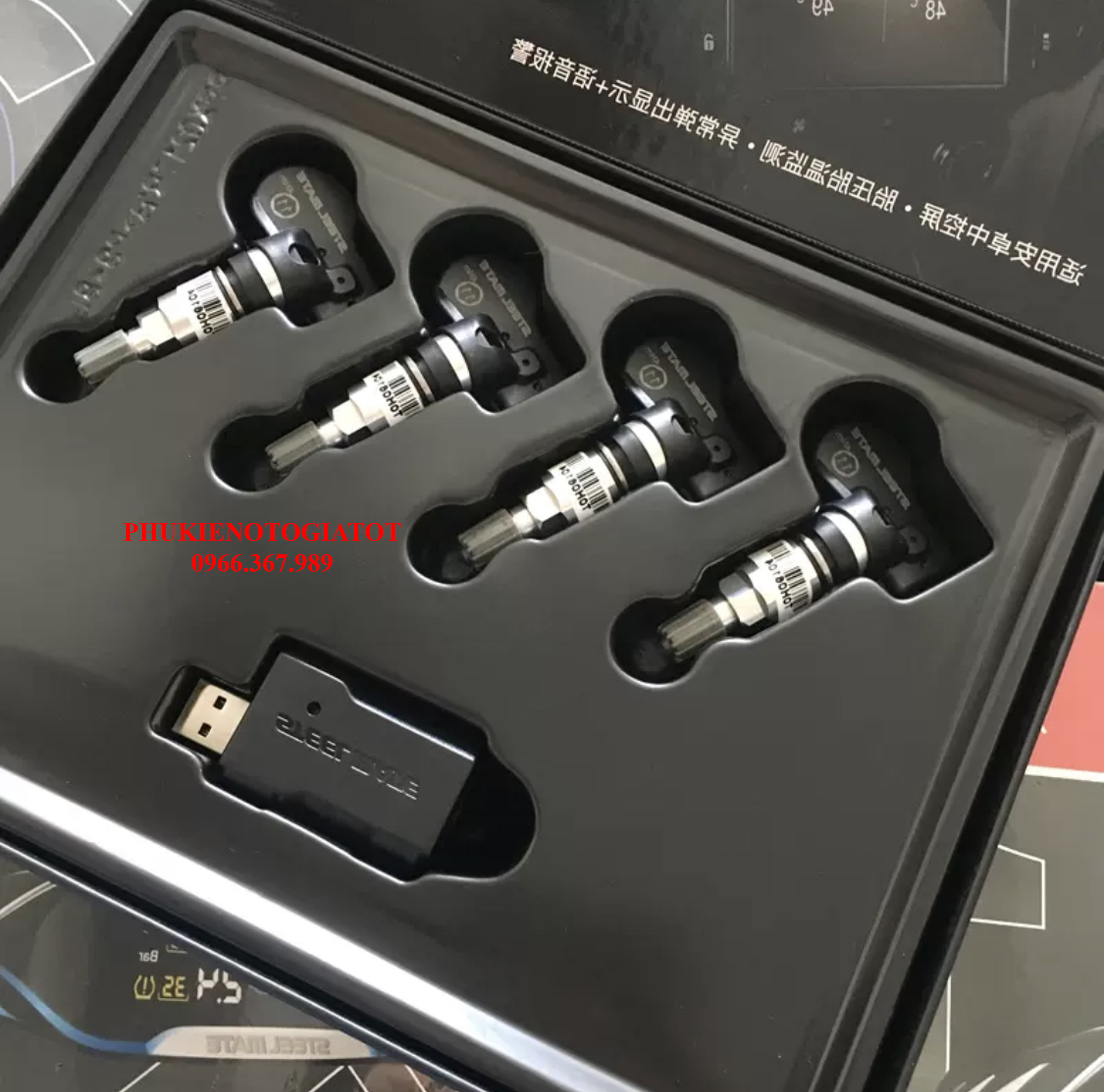 Cảm biến áp suất lốp STEELMATE T620 android (tương đương steelmate MT30)