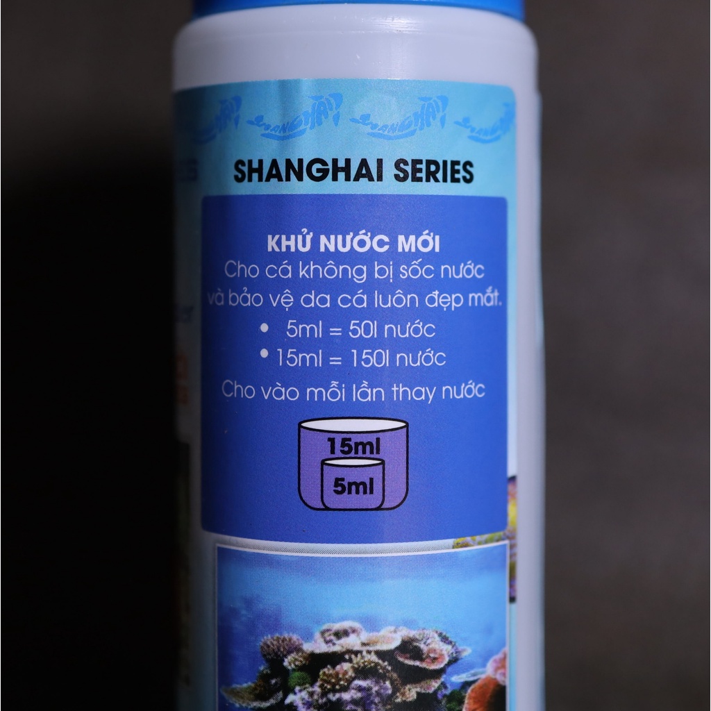 Khử clo , khử nước mới bể cá ( New)