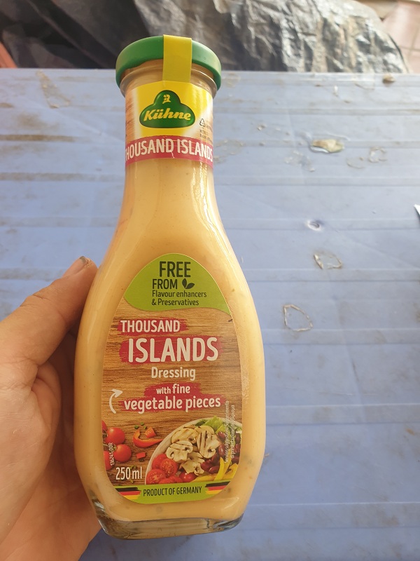 Kuehne Thousand Islands salad sauce imported 250ml bottle