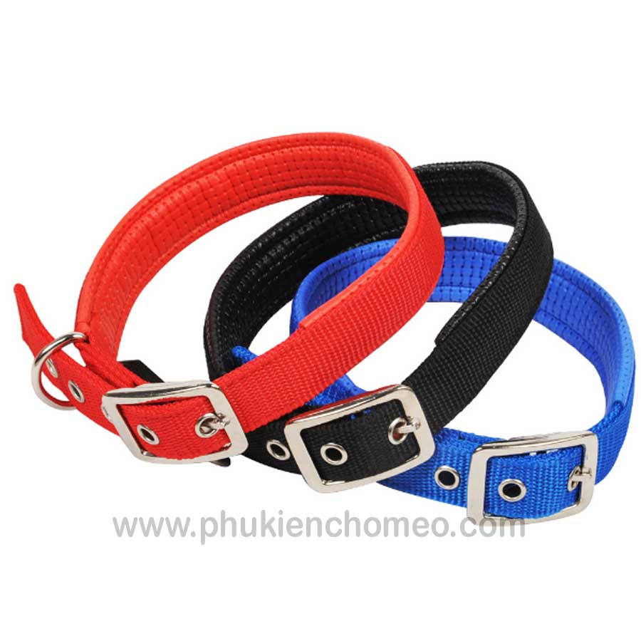 Vòng cổ đệm khóa xịn cho chó size 4.0 (25-35kg)
