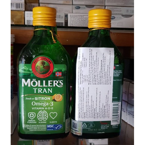 Dầu gan cá tuyết Mollers tran / MOLER / molers