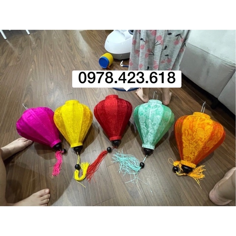 hot [Mã LIFE25750K giảm 10 đơn 200k] Đèn lồng Hội An 30cm