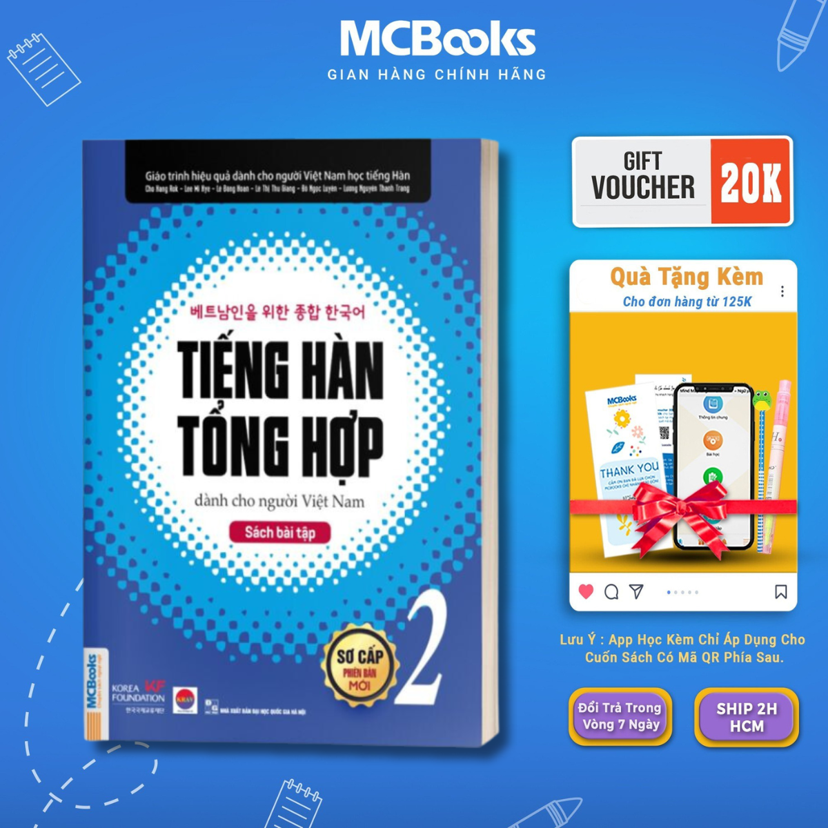 Books-synthetic Korean for Vietnamese-Grade 2 exercise book-McBooks