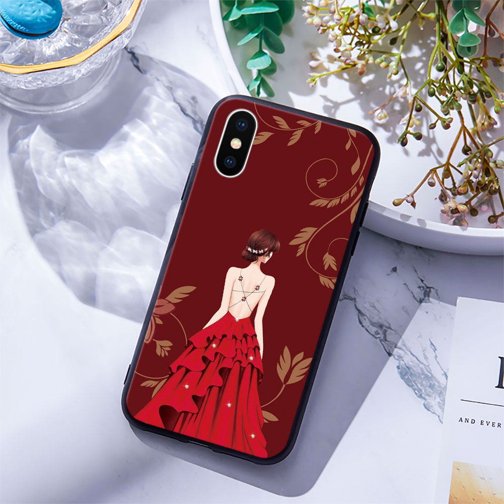Ốp lưng iphone 6/ 6s/ 6 plus/ 6s plus/7 8 plus/ x/ xs/ xsmax hình cô gái dễ thương