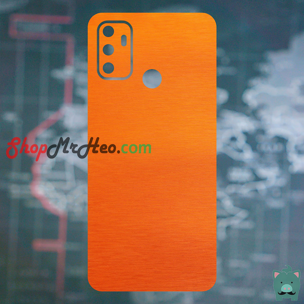 [HCM]Skin Dán Mặt Sau Lưng Vân Nhôm OPPO A53 2020