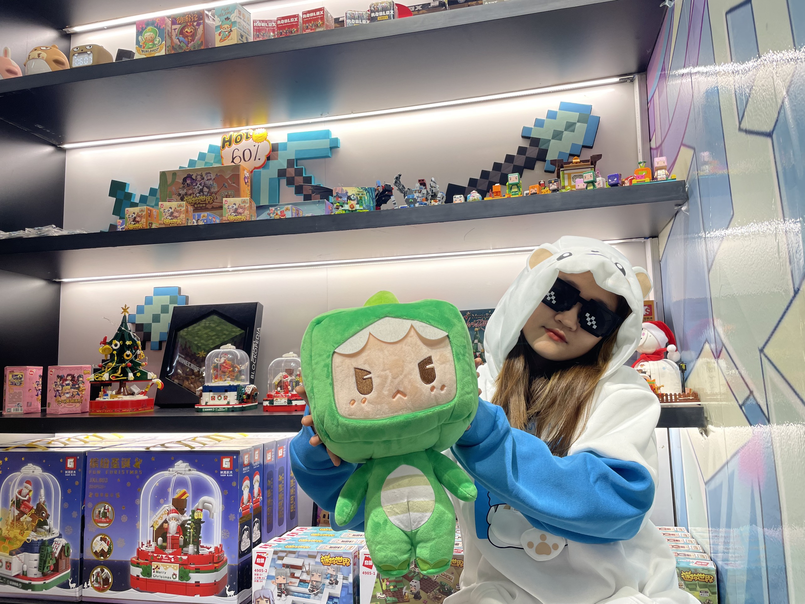 Gấu bông Mini World Khủng Long