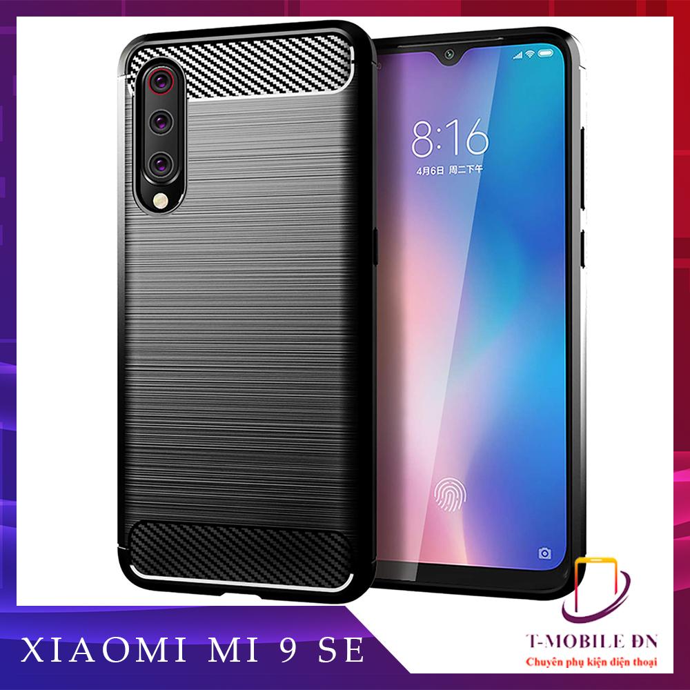 Ốp lưng Xiaomi Mi 9 SE ốp silicone mềm Carbone phay xước chống sốc chống vân tay