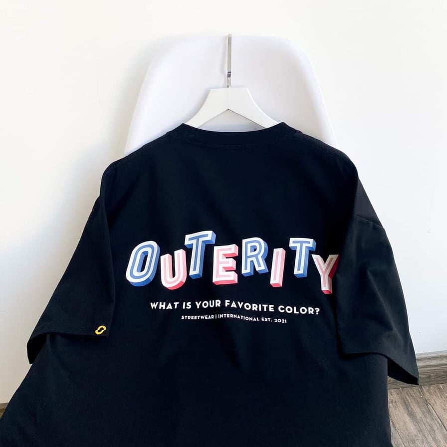 Áo thun Outerity nam nữ, freesize phong cách Hàn Quốc