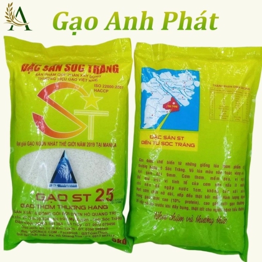 Gạo st-25 túi 5kg