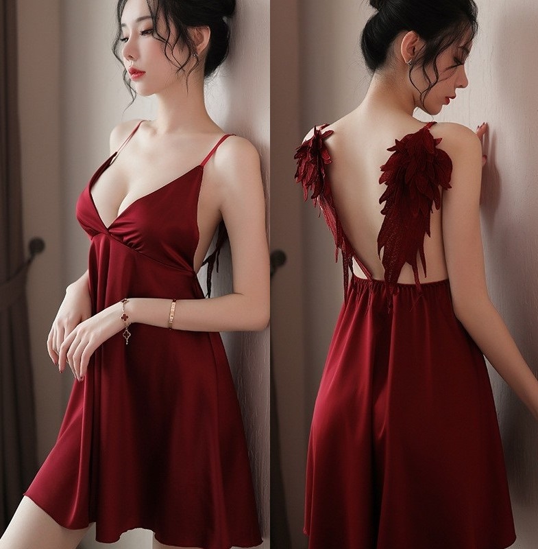 Đầm Ngủ Đôi Cánh Thiên Thần Kèm Chíp Cao Cấp 136 Siêu Đẹp