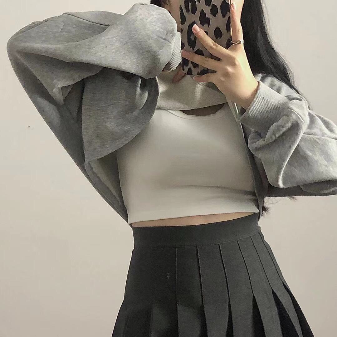 SET VÁY TENNIS + SET 2 MÓN CROPTOP ĐẮP CHÉO