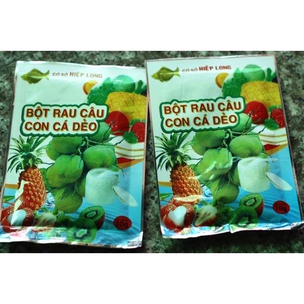 COMBO 3 GÓI THẠCH RAU CÂU CON CÁ DẺO LÀM TRÀ SỮA