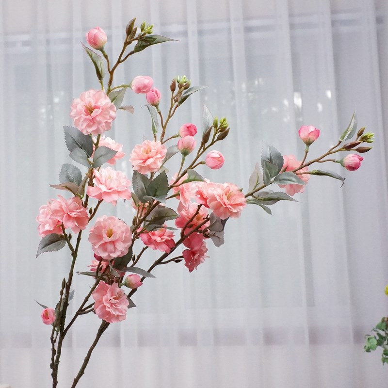 Hoa Trà dài 90cm, Hoa Đào Nhật loại đẹp 024