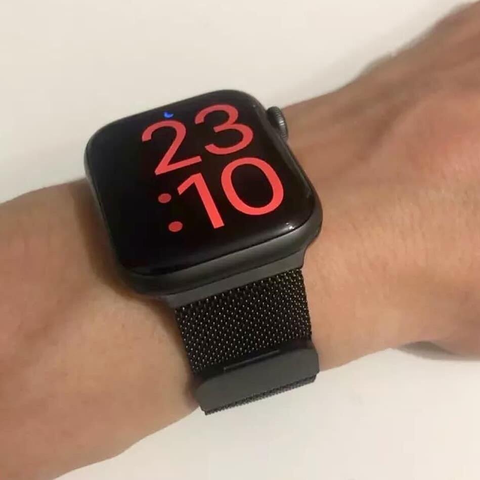 Dây Milanese Loop Đồng Hồ Apple Watch Black (không kèm mặt đồng hồ)
